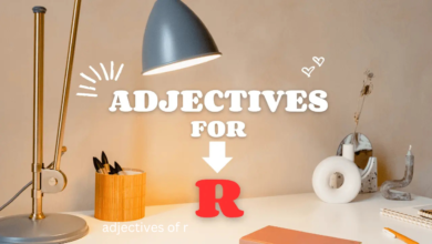 adjectives of r